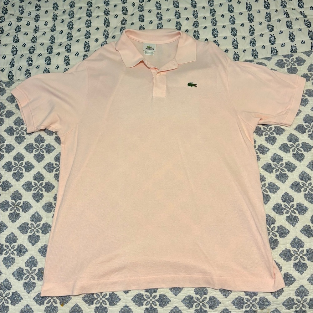 Lacoste Light Pink Polo Shirt